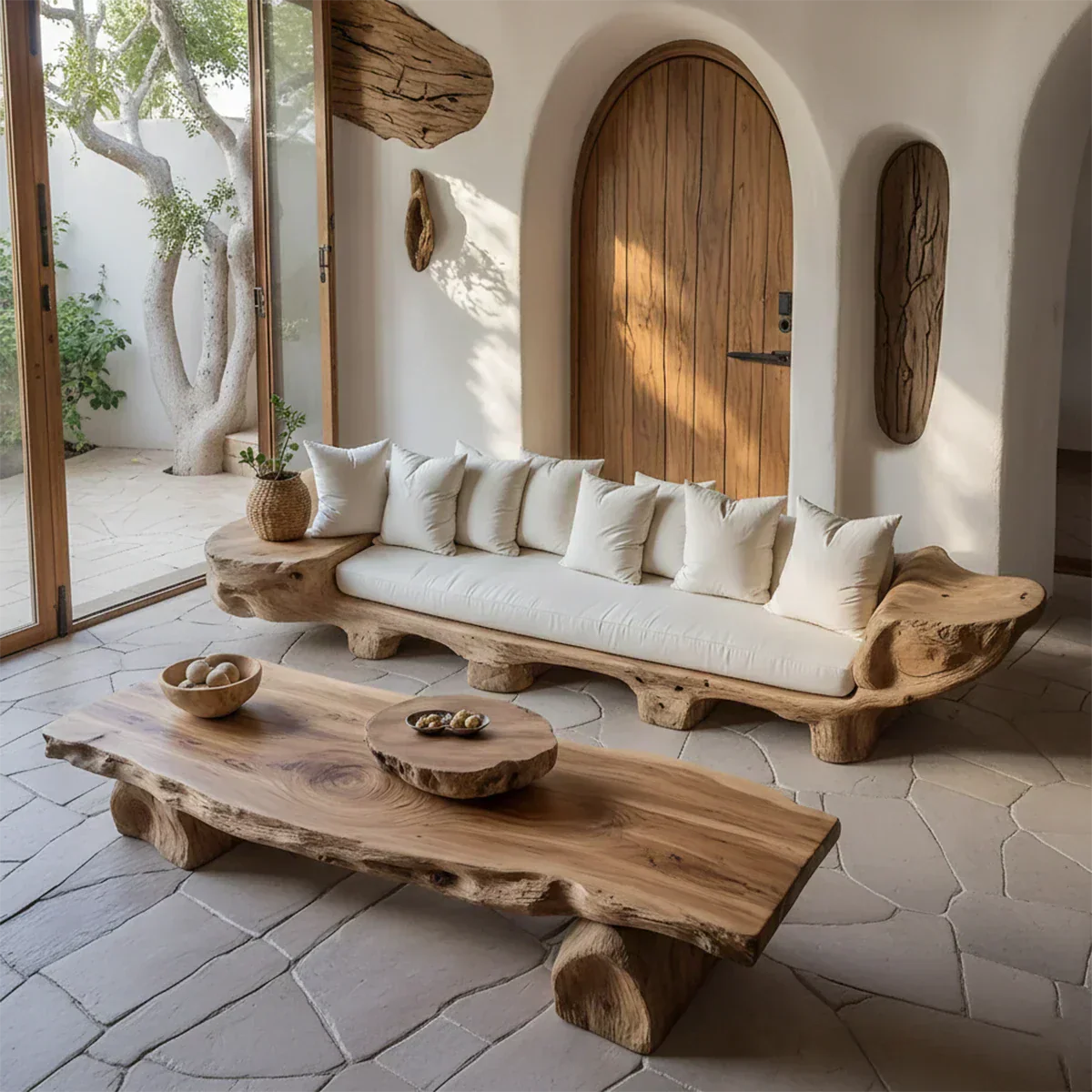 Live-Edge Solid Wood Coffee Table – Rustic Minimal Masterpiece - Rustiracraft