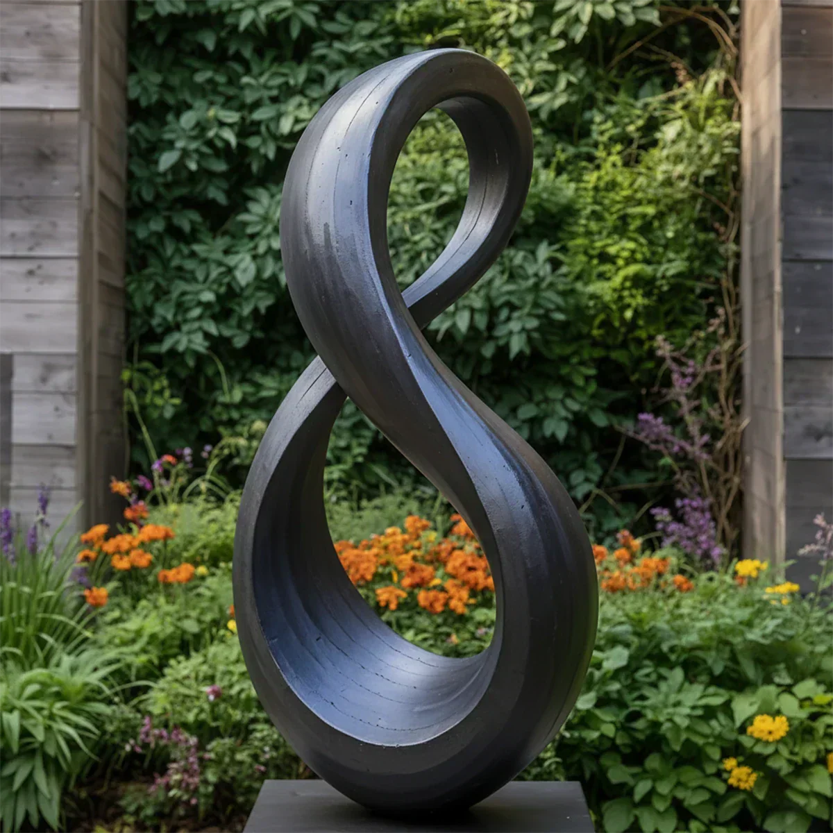 Modern Infinity Abstract Sculpture for Home & Gallery Display - Rustiracraft