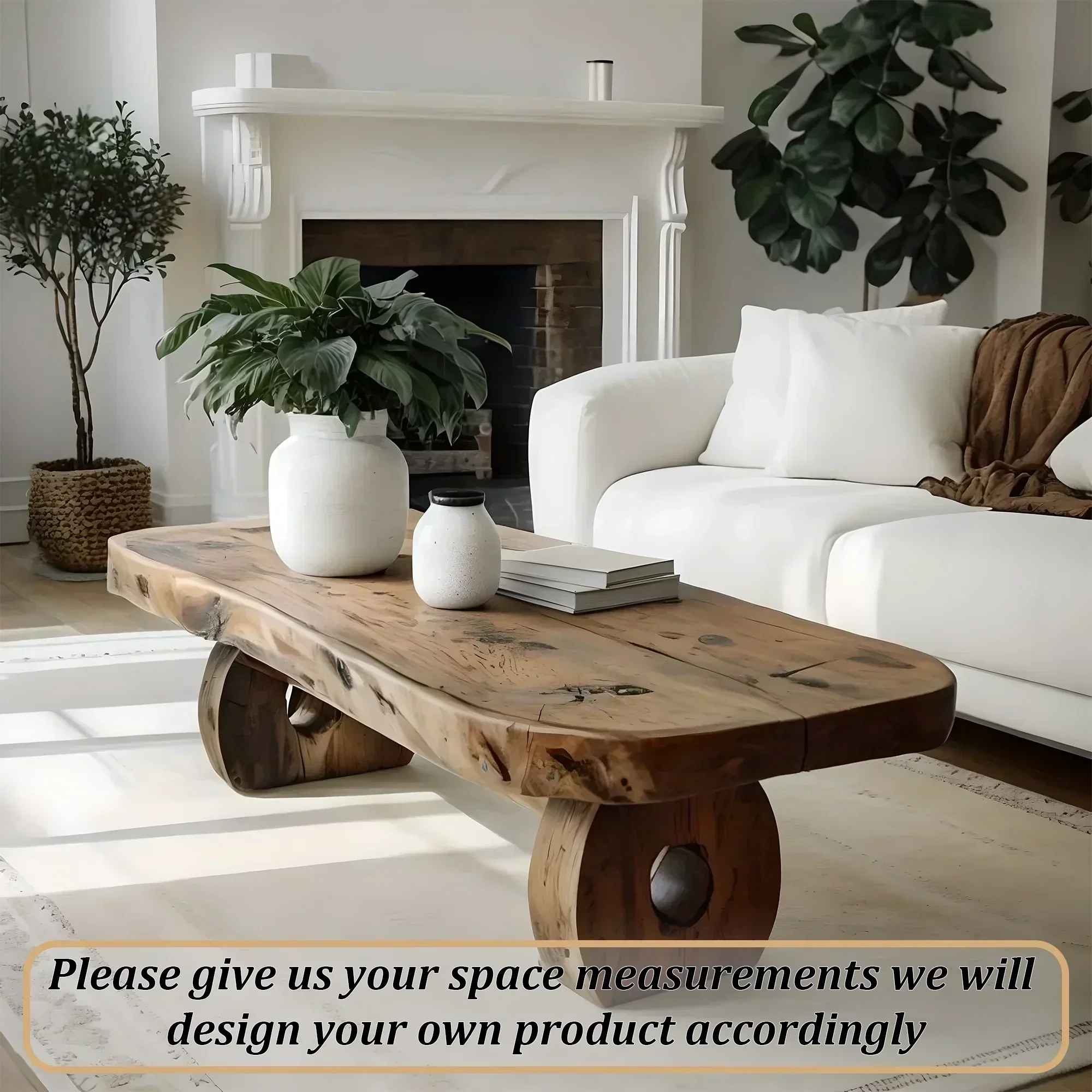 New Generation Solid Wood Coffee Table – Modern Rustic Handmade Design - Rustiracraft 