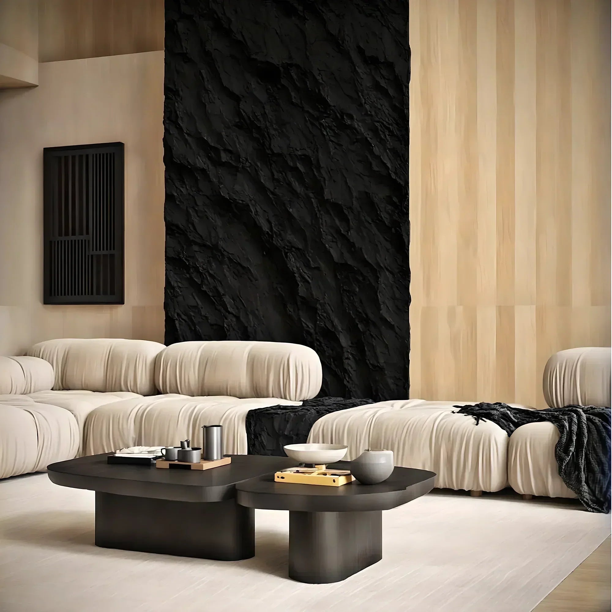 Pangea Coffee Table – Modern and Elegant Design for Living Room, Durable Wood Construction - Rustiracraft 