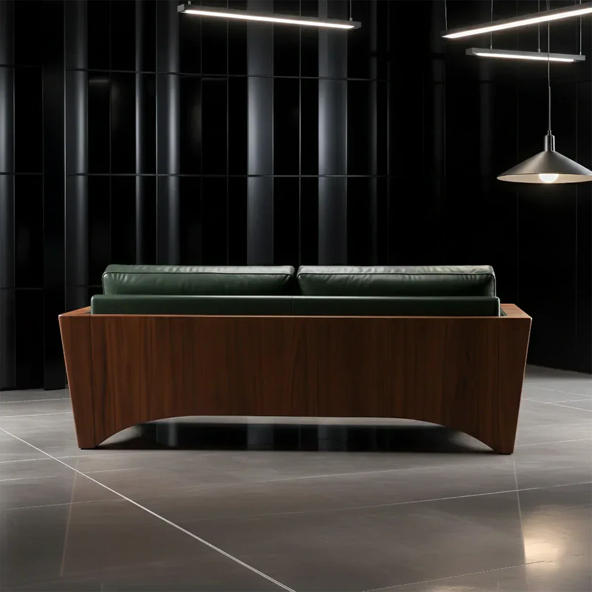 Premium Leather Solid Wood Sofa – Modern Rustic Minimalist - Rustiracraft 