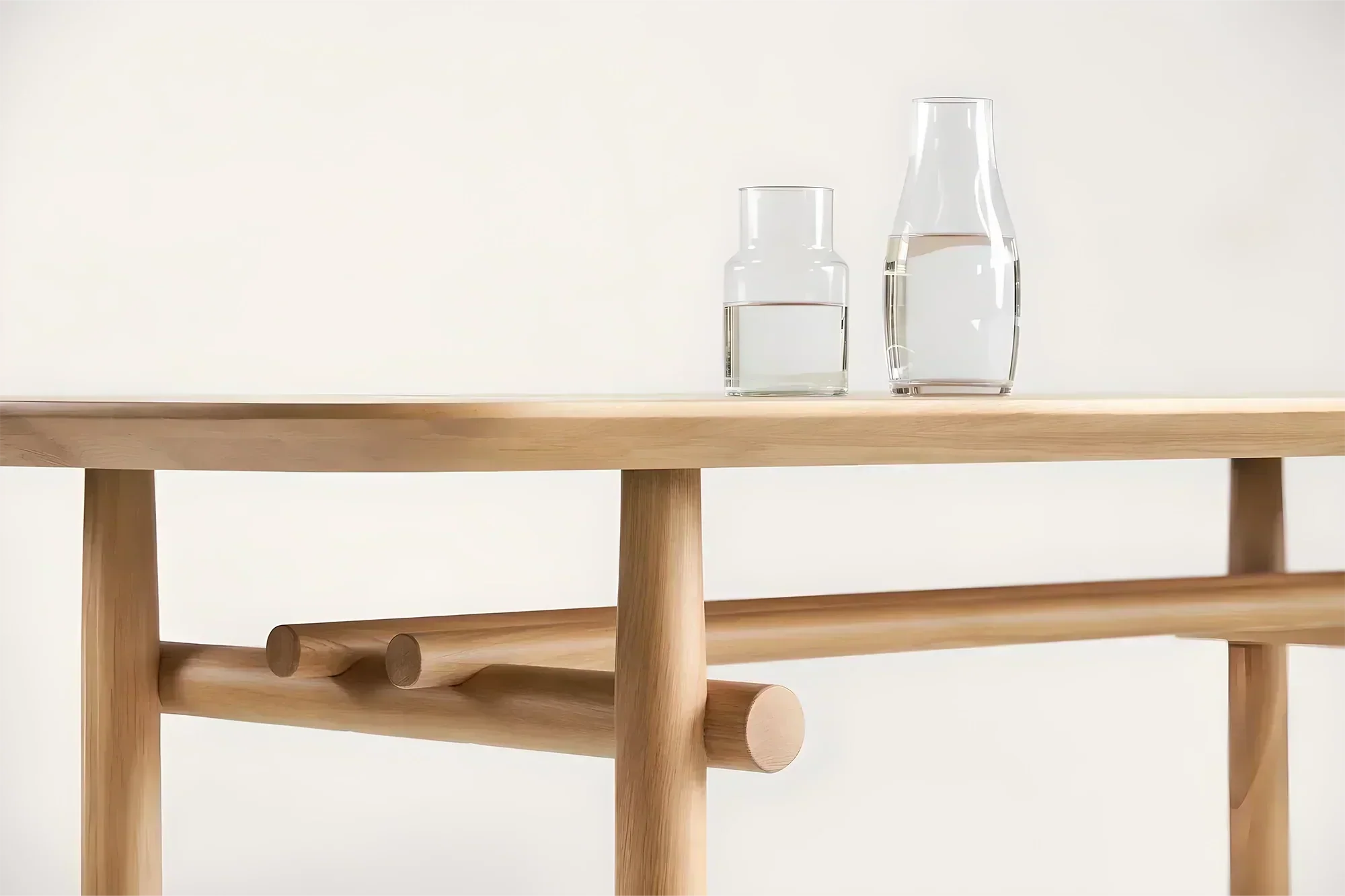 Steekla Solid Wood Dining Table – Seats 6 to 8 Comfortably - Rustiracraft 